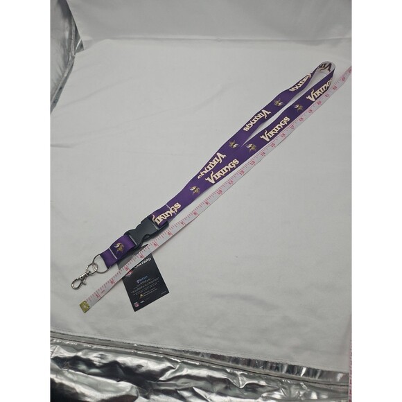Minnesota Vikings Detachable Team Logo Lanyard Keychain NFL - Picture 9 of 13